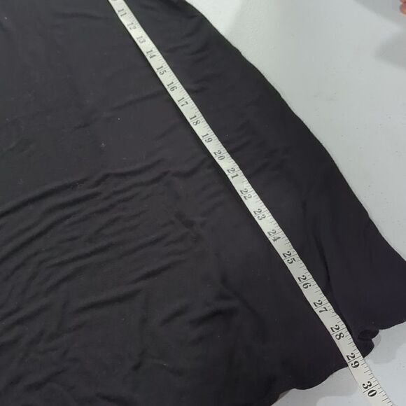 Eileen Fisher Womens Top Small Black Short Sleeve Tunic Basic - Picture 8 of 8